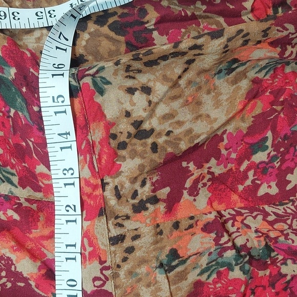 Vintage Floral Midi/Maxi Skirt Earth tones Size 8 Bohemian hippie Classic - Picture 7 of 7